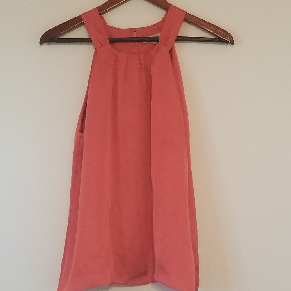 Violet and claire pink tank sz M